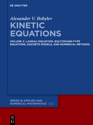 cover image of Landau Equation, Boltzmann-type Equations, Discrete Models, and Numerical Methods